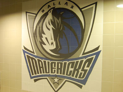 American Airlines Center, Dallas, Mavericks mark in tile